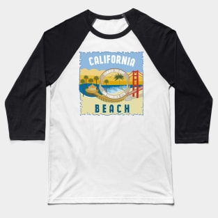 California beach San Francisco Baseball T-Shirt